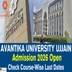Avantika University Begins Admissions for Session 2026; Check Course-Wise Last Dates